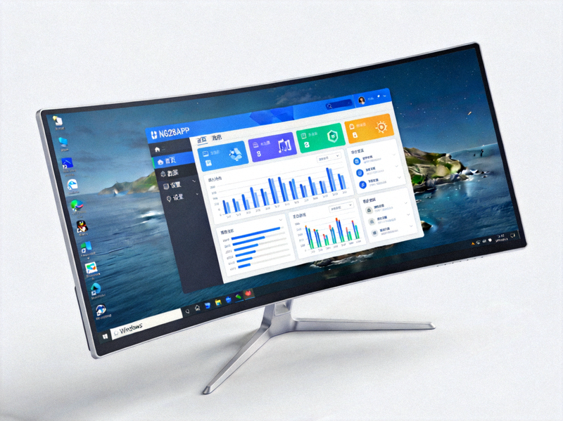 NG28APP Windows桌面版客户端在超宽显示器上运行的截图展示