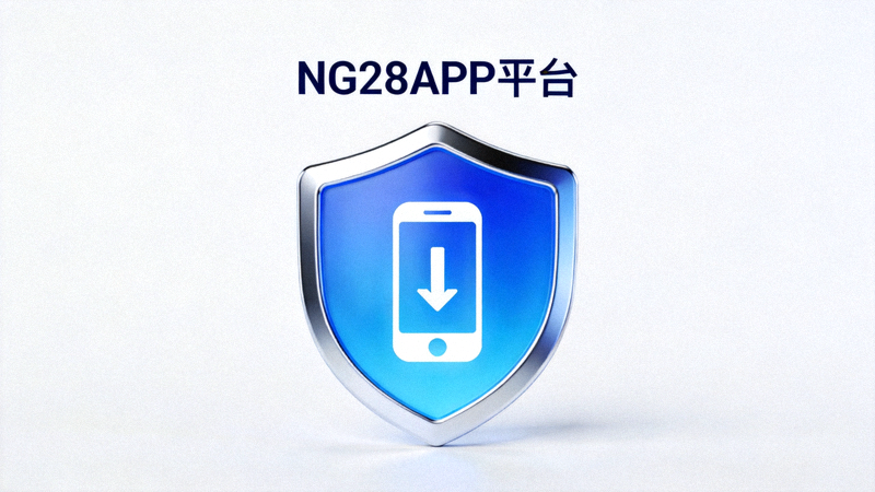 NG28APP平台安全盾牌与下载图标组合的主视觉图 - 象征安全可靠的下载服务